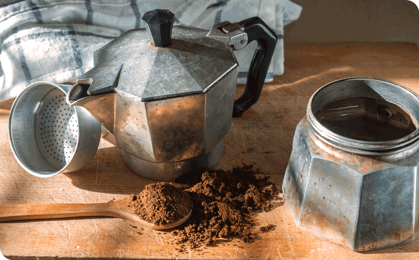 How to remove limescale from a Moka for state-of-the-art coffee